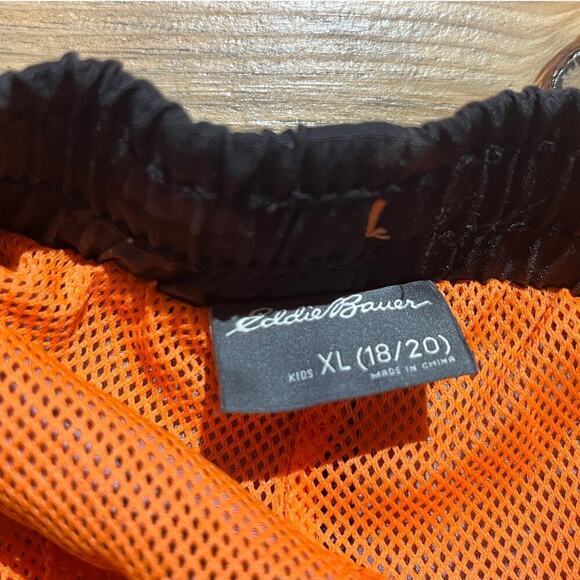 Eddie Bauer Boys Swim Shorts. Lined.Pockets.DrawString.Geometric print. XL 18/20 - Picture 4 of 5